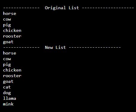 sample output hands on 3